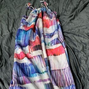 Anthropologie Maxi Dress with Ruffle Detail